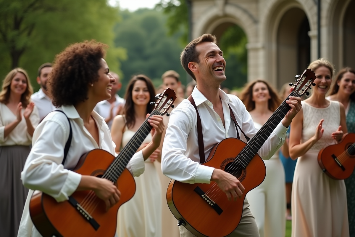 Groupe de musiciens lors d